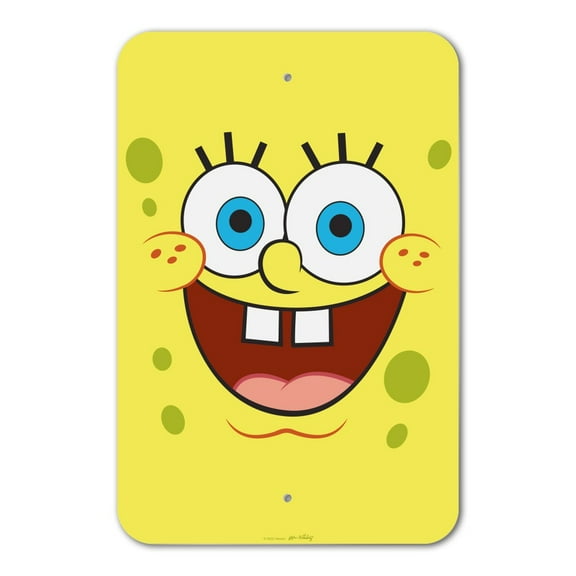 SpongeBob Goofy Smile Face Home Business Office Sign
