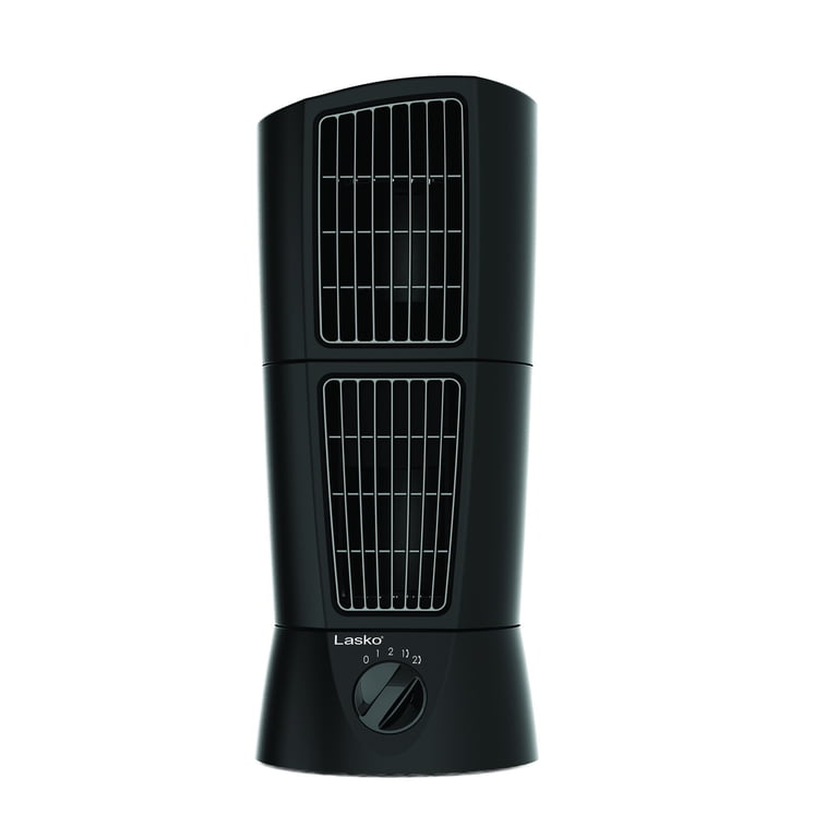 Lasko Desktop Wind Tower Oscillating Multi-Directional 2-Speed Table Fan,  T14305, Black - Walmart.com
