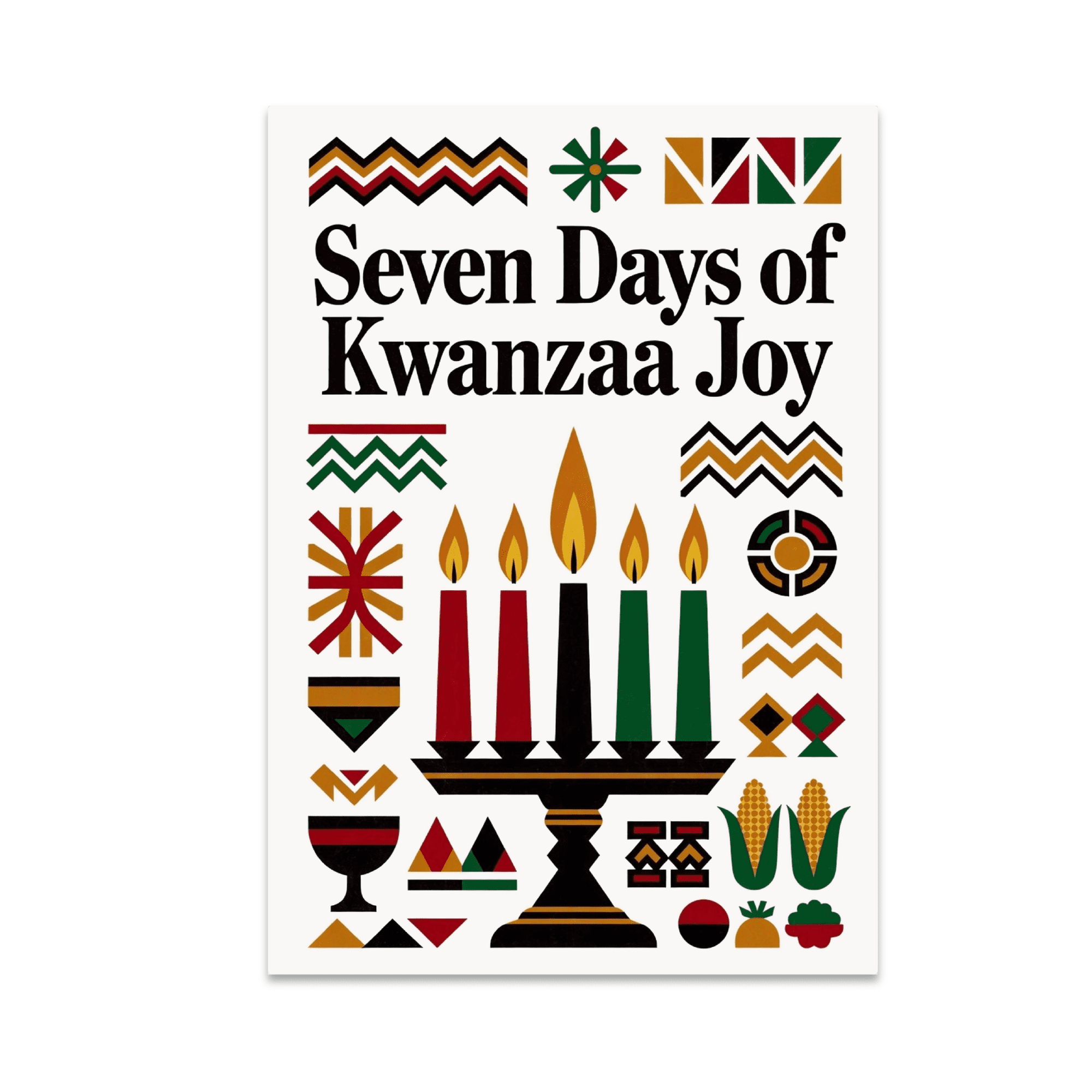 Seven Days of Kwanzaa Joy - Cultural Decor Enthusiast - 13x19 Poster Print