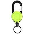 thumbnail image 3 of Llavero Retráctil Con Soporte para Tarjeta Identificación Cable Acero 24 Pulgadas () Verde, 3 of 4