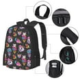 thumbnail image 4 of Balery Rainbow Unicorn And Cat Icecream Backpack for Men and Women - Durable 600D Oxford Cloth -Large Capacity, Water-Resistant School, Travel, and Hiking Bag, 4 of 9