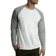 thumbnail image 4 of Men's Plain Baseball Athletic 3/4 Sleeve Cotton Tee Shirts, 4 of 4