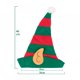 thumbnail image 2 of Sombrero de fieltro de duende navideño, sombreros para fiestas navideñas, talla única, unisex, para niños, adolescentes y adultos, color verde, 2 of 6