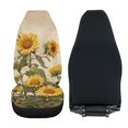 thumbnail image 6 of POLERO Sunflower Field Art Waterproof Vehicle Seat Covers for Automotive, Polyester Practical Auto Interior Decorative Protector Van, 6 of 13