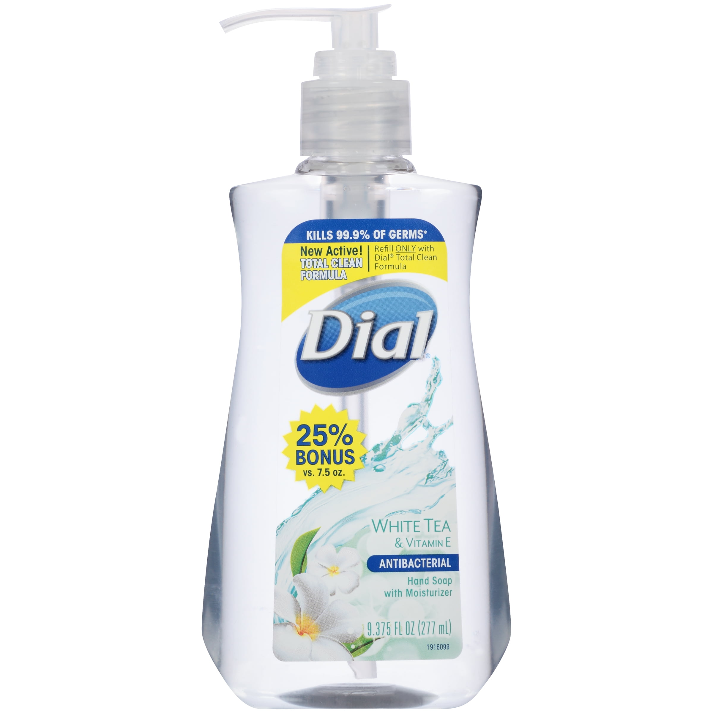 (4 Pack) Dial Antibacterial Liquid Hand Soap with Moisturizer, White