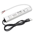 thumbnail image 2 of 40W 12 volt LED Power Supply, Waterproof IP67 LED Driver, 110V AC to 12V DC Converter, LED Transformer Low Voltage Output with 3-Prong Plug 3.3 Feet Cable for LED Light Strip, 3.3Amp, 2 of 10