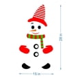 thumbnail image 4 of Ounissouiy Calcomanía para puerta de nevera de estilo de dibujos animados con temática de Navidad de Hotel, decoración impermeable para Kits de decoración para fiestas CT002, 4 of 6