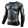 thumbnail image 1 of Rashguard Gym Man Fitness Long Sleeve Compression Shirt Bat Spider Superhero Print Fashion Cloth For Running Training Exercise, 1 of 5