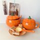 thumbnail image 2 of Taza de cerámica con forma de calabaza naranja para Halloween, tazas de café, artículos para beber para fiestas espeluznantes, decoración Grande, 2 of 9