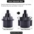 thumbnail image 4 of Car Cup Holder Tray Table, Universal Multifunction Car Tray for Eating, 360° Swivel Arm, Adjustable Car Food Eating Tray Table and Base with Phone Slot, Enjoy Your Food and Stay Organized (Short), 4 of 7
