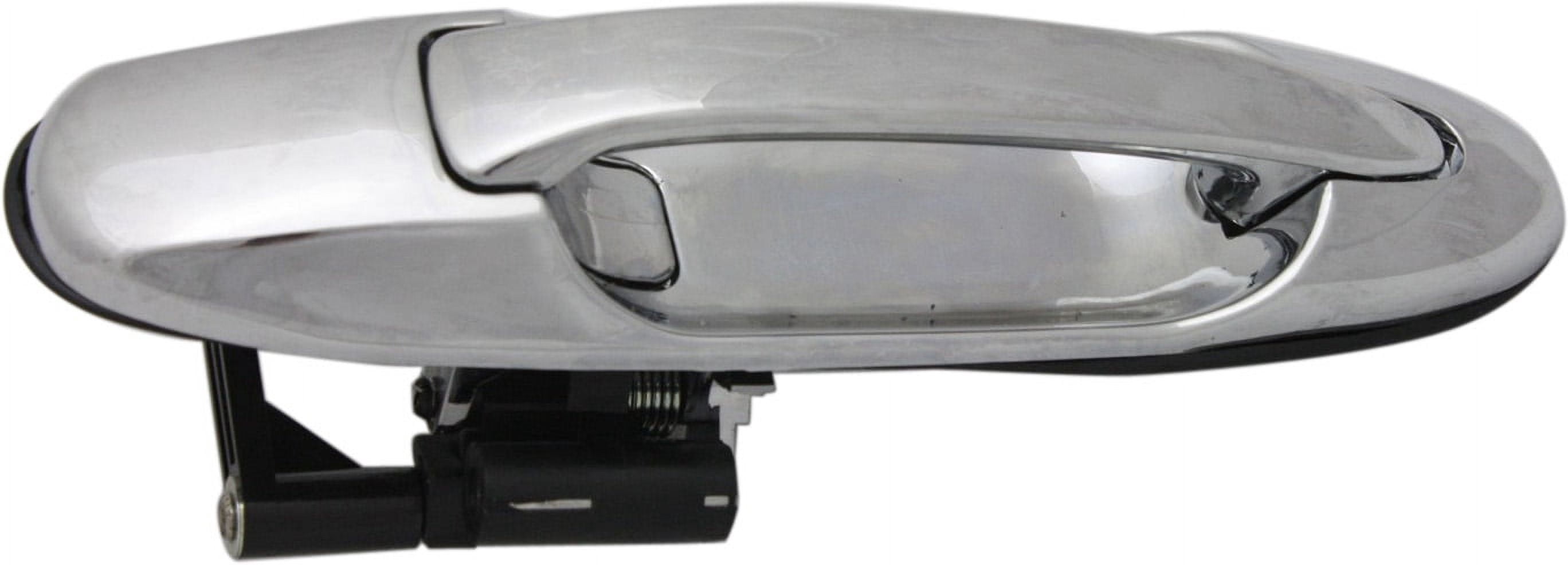 Replacement REPT491362C Exterior Door Handle Compatible with 2004-2006 Toyota Tundra 2001-2007 Sequoia Rear, Left Driver Chrome