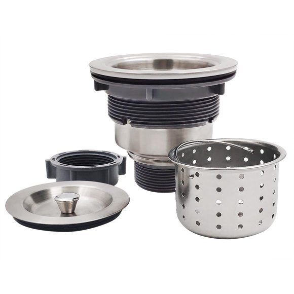 Colador de desagüe para fregadero de cocina GZILA de acero inoxidable de 3,5"