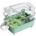 thumbnail image 1 of Hamster cage double-layer spacious acrylic transparent feeding box house, 1 of 6