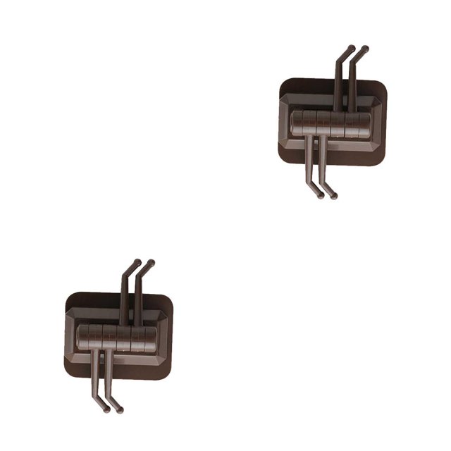 Moyic Gancho adhesivo de carga 4 en 1 de 2KG, ganchos de pared impermeables resistentes al desgaste, estante de almacenamiento ajustable para Café 2Conjunto