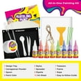 thumbnail image 6 of Piano Potato Water Marbling Paint Art Kit for Kids - DIY Hydro-Dip Craft Set with 8 Vibrant Paints, 10 Art Sheets & Display Frame - STEM Gift Ages 6-12, 6 of 7