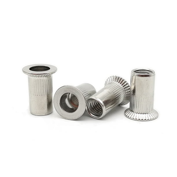 SUS304 PUERTE DE CABEZA DE LA CABEZA DE LA CABEZA M4 M5 M6 M8 M10 Inserte la tuerca del remache ciego