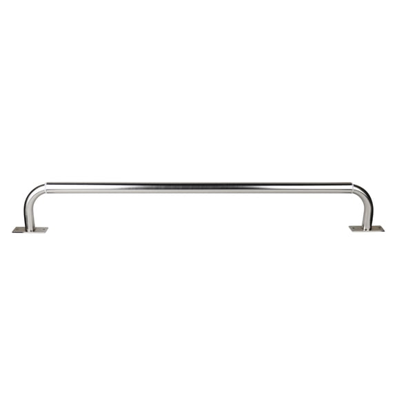 MERIVILLE 1" Wraparound Curtain Rod Set, Adjustable 48-84 Inches, Blackout Design, Satin Nickel