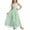 a-Green266, variant on VNKIDY Girls Kids Solid Color Maxi Dress Spaghetti Strap Sleeveless Ruched Bodice Formal Party Dress For Party Special Events Trendy Dress
