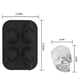 thumbnail image 2 of 3D Skull Ice Mold Tray, Super Flexible High Grade Silicone Ice Cube Molds for Whiskey, Cocktails, Beverage, 2 of 4