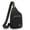 Black-2, variant on GOFLIC Men's Multi-Pocket Crossbody Chest Bag – Adjustable Sling Shoulder Pack for Travel, Hiking, Work, Daily Commute – Lightweight Nylon Multi-Use Carrier
