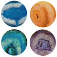 thumbnail image 1 of Sous-verres Agates Multicolores Pack de 4, 1 of 1