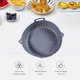 thumbnail image 3 of Olla De Freidora De Aire De Silicona Air Fryer - Olla de silicona reutilizable antiadherente para hornear en familia (gris redondo) Hugtrwg Libre de BPA, 3 of 6
