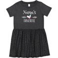 thumbnail image 3 of Inktastic Nana's Favorite Heart Grandchild Girls Toddler Dress, 3 of 5