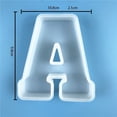 thumbnail image 2 of Limei Resin Craft Mold Widely Applied Letter Number Pendant Silicone Mold Pendant Making Useful for DIY, 2 of 7