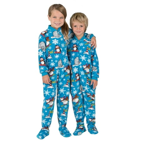 

Footed Pajamas - Winter Wonderland Toddler Fleece One Piece - Toddler - XLarge (Fits 3 7 - 3 9 )