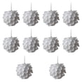 thumbnail image 2 of 10 adornos colgantes para de Navidad, adornos decorativos colgantes de 8 cm, colgantes reutilizables para suministros para fiestas de festivales Pétalo, 2 of 8