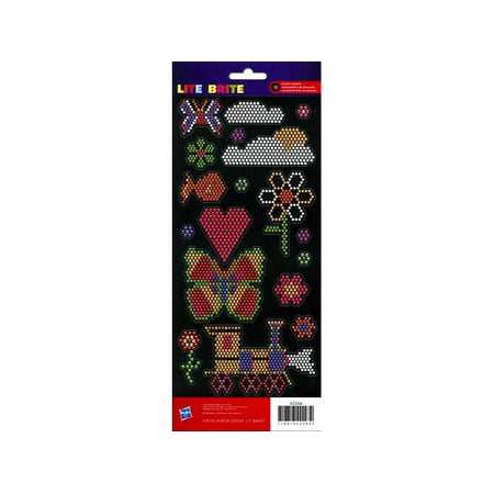 AMC Hasbro Sticker Crdstk Lite Brite Icons