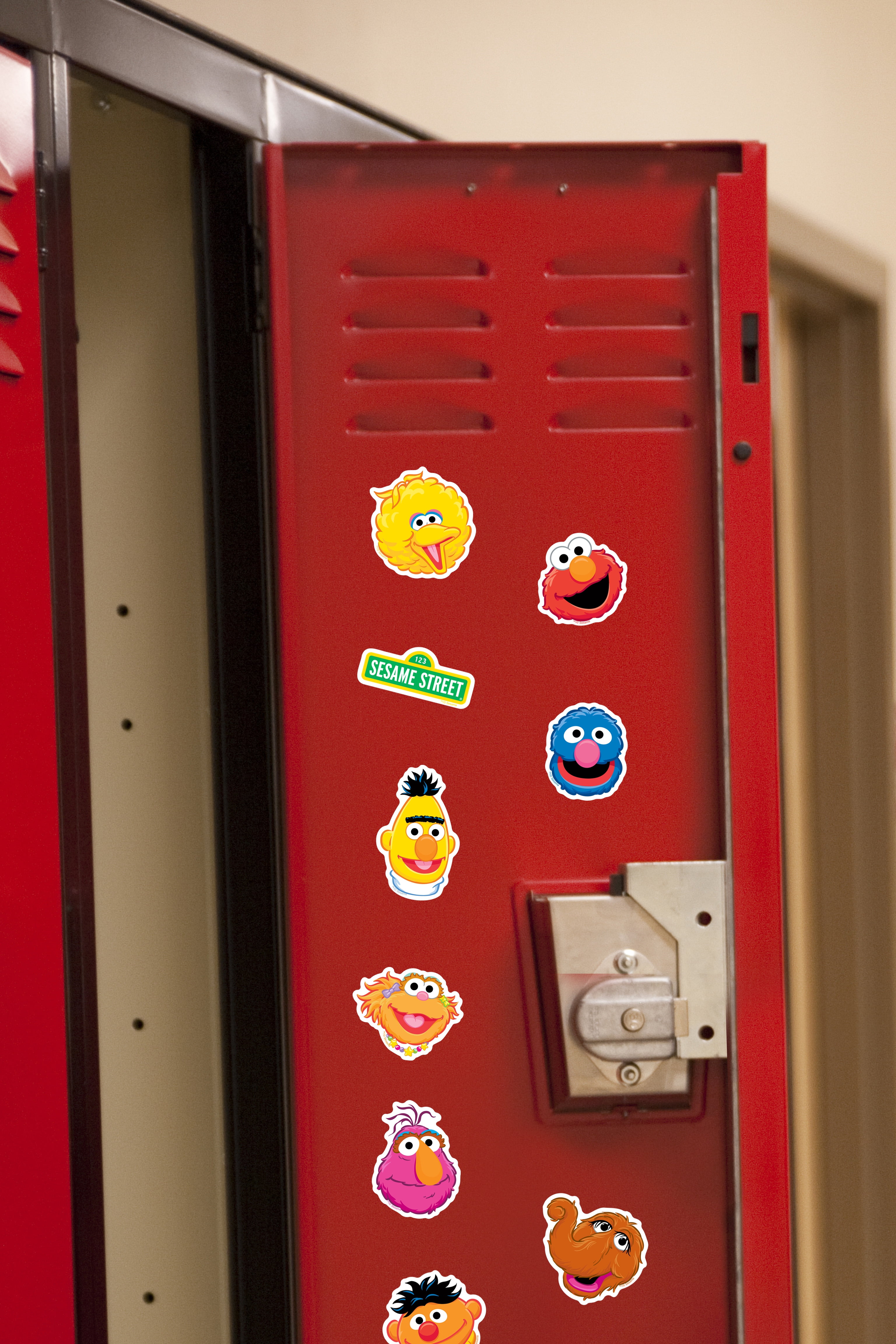 Sesame Street Variety Character Faces Miscellaneous 100Ct Sticker Pack