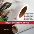 Premium Polyster Canvas Roll, Canvas Paper for Printing, Quick Dry, Wide Format Inkjet Printer