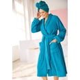 thumbnail image 4 of Dreams & Co. Plus Size Short Terry Robe, 4 of 6