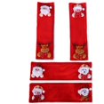 thumbnail image 2 of 4 Uds. Guantes con asa para refrigerador, Papá Noel, guantes para el pomo de la puerta del lavavajillas, guantes para la puerta del refrigerador, guantes con asa, adornos navideños, 2 of 5