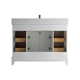 thumbnail image 4 of Vanity Art 48 inch single sink bathroom vanity set with super white engineered marble top., 4 of 4