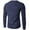 Dark Blue, variant on Fesfesfes Fall Sweater for Men Round Neck Sweater Solid Color Thick Line Thick Warm Sweater Under $10