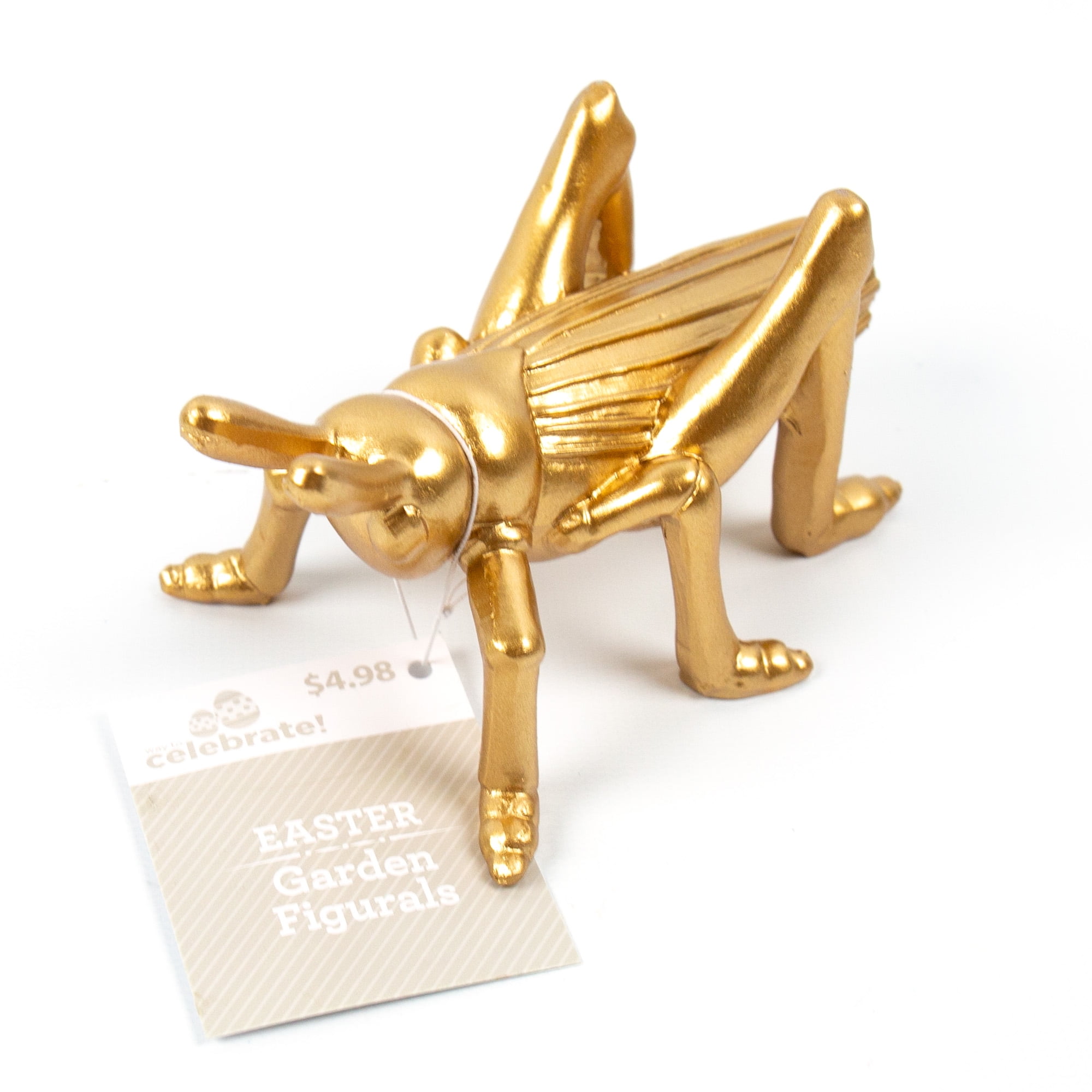 Way to Celebrate Garden Figural Resin Grasshopper