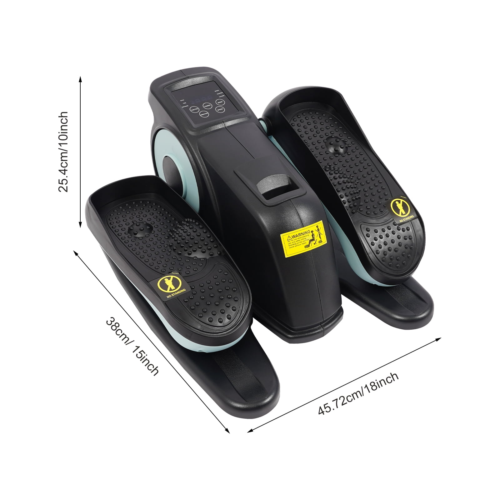 60W Portable Pedal Exerciser, Portable Pedal Exerciser with Remote Control, Foot Pedal Exercise Machine