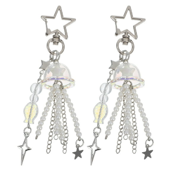 WORGEOUS  2 PCS Purse Keychain Cute Accessories Charms Charming Travel Child