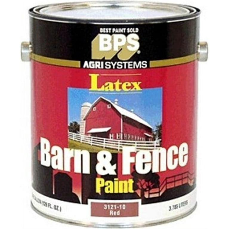 Ace Flat Black Barn And Fence Paint Exterior Gal Ace, 43 OFF