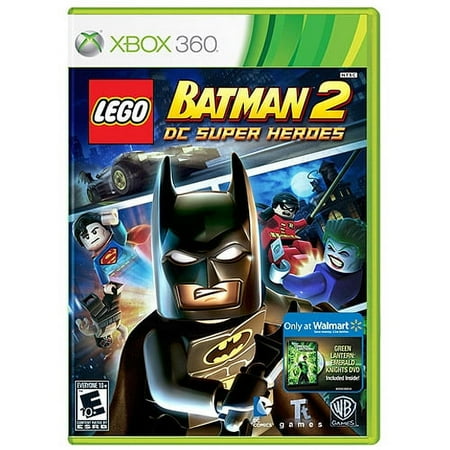 Lego Batman 2: DC Super Heroes w/ Walmart Exclusive Green Lantern Emerald Knights DVD (Xbox 360)