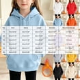 thumbnail image 3 of OJSFQUFP Boys' Hoodie and Winter Cotton Girls' Casual Long Sleeved Top Solid Color Jacket Hoodie, 3 of 7
