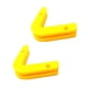 thumbnail image 5 of 2 estantes para mancuernas, soporte para barra de pesas para gimnasio en casa. Amarillo, 5 of 9