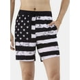 thumbnail image 4 of America Tonal Men's and Men's Big & Tall Graphic Swim Shorts, Sizes S-3XL, 4 of 5