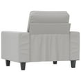 thumbnail image 2 of vidaXL Sofa Chair Accent Upholstered Chair for Living Room Microfiber Fabric, 2 of 9