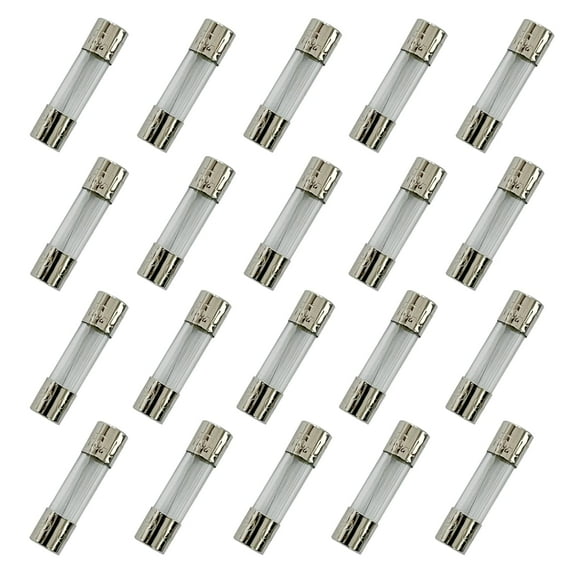 F5AL125V 20 Pcs 5x20mm Fast-Blow Glass Fuse 5A 125V 0.2x0.78 inch time delay Fuse(Pack of 20 Pcs)
