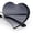 Gold Black - Smoke, variant on Womens Cute Bubbly Heart Shape Metal Rim Retro Lolita Sunglasses / Gold Black - Smoke