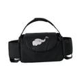 thumbnail image 3 of Bolsa organizadora para cochecitos, bolsa colgante, bolsa para mamá, múltiples bolsillos, bolsa para pañales de bebé, bolsa de viaje para cochecitos , Negro, 3 of 8