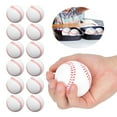 thumbnail image 4 of 12 pelotas elásticas de EVA suave de 6,3 cm para juegos infantiles, con núcleo completo, para reducir la presión y el estrés, juguete de béisbol para niños., 4 of 12